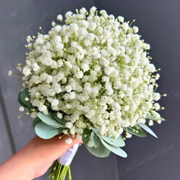 Trắng Thủy Chung <br> Hoa Cưới Cầm Tay
